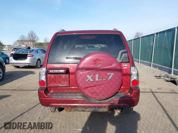 2006 Suzuki XL7 with VIN JS3TX92V864100744, listed as a IAAI auction lot 41773394 with 73,538 mi miles and . Bid and sale history available at DreamBid. Image 16.