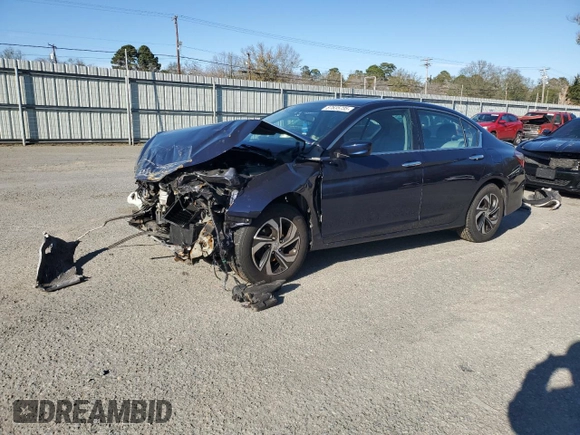 2016 Honda Accord Sedan LX with VIN 1HGCR2F39GA118666, listed as a Copart auction lot 87635735 with Not Provided miles and Salvage Title. Bid and sale history available at carsss.com. Image 1.