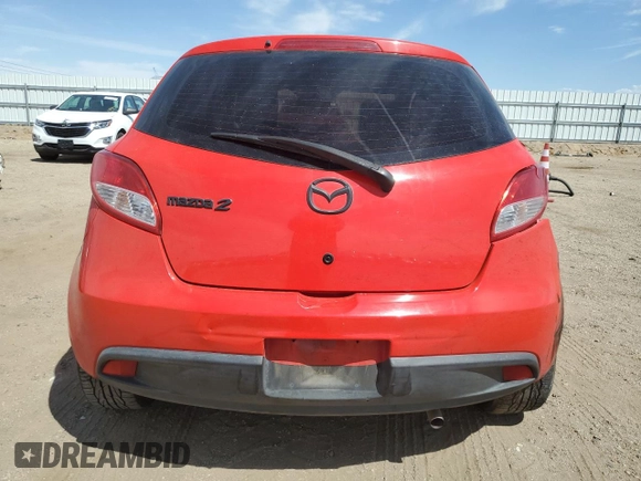 2014 Mazda 2 Sport with VIN JM1DE1KZXE0175643, listed as a Copart auction lot 52998225 with 196,051 mi miles and Salvage Title. Bid and sale history available at carsss.com. Image 6.