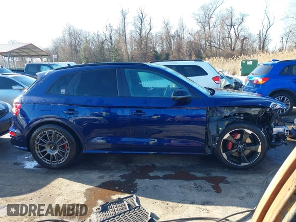 2020 Audi SQ5 Premium Plus with VIN WA1B4AFY6L2016349, listed as a IAAI auction lot 41318772 with 42,124 mi miles and . Bid and sale history available at DreamBid. Image 14.