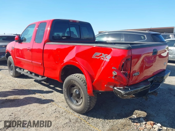 2001 Ford F-150 XL with VIN 1FTRX18L81NB05218, listed as a IAAI auction lot 41689044 with 160,389 mi miles. Bid and sale history available at carsss.com. Image 3.