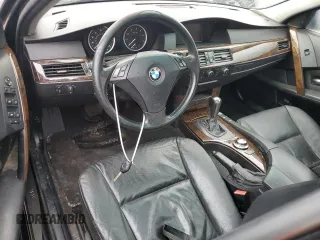 2006 BMW 5 Series 525i with VIN WBANE53586CK82341, listed as a Copart auction lot 49351205 with 184,079 mi miles and Salvage Title. Bid and sale history available at DreamBid. Image 8.