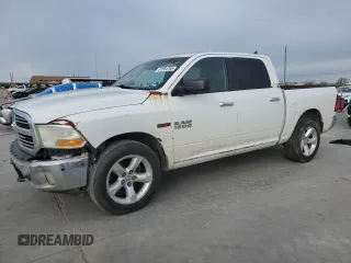 2015 Ram 1500 Big Horn z VIN 1C6RR7LM7FS740752, wystawiony jako Copart lot #87664765 z przebiegiem 154 528 mil mil oraz Czysty tytuł • Clean title. Historia ofert i sprzedaży dostępna na DreamBid. Obrazek 1.