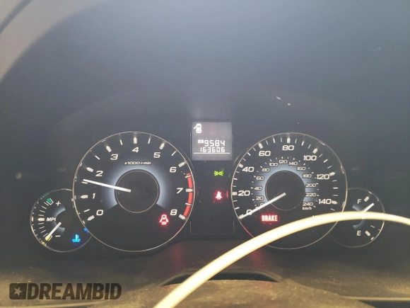 2010 Subaru Outback with VIN 4S4BRCFC5A1359420, listed as a Copart auction lot 55135364 with 163,606 mi miles and Salvage title. Bid and sale history available at DreamBid. Image 9.