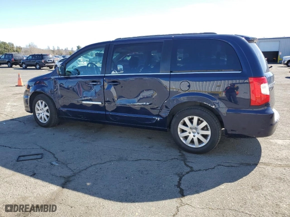2015 Chrysler Town & Country Touring with VIN 2C4RC1BG0FR707354, listed as a Copart auction lot 46364735 with 123261 miles and Salvage Title. Bid and sale history available at carsss.com. Image 2.