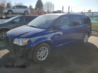 2019 Dodge Grand Caravan SXT with VIN 2C4RDGCG0KR699507, listed as a Copart auction lot 47245015 with 100,034 mi miles and Salvage Title. Bid and sale history available at carsss.com. Image 1.