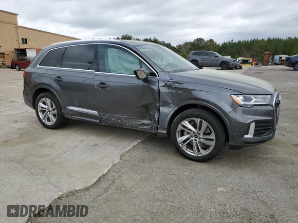 2022 Audi Q7 Premium Plus with VIN WA1LJBF78ND002311, listed as a Copart auction lot 49668015 with 99,075 mi miles and Salvage title. Bid and sale history available at DreamBid. Image 4.
