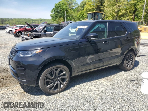 2017 Land Rover Discovery HSE with VIN SALRRBBV5HA046424, listed as a Copart auction lot 53743945 with 51,047 mi miles and Salvage Title. Bid and sale history available at DreamBid. Image 1.