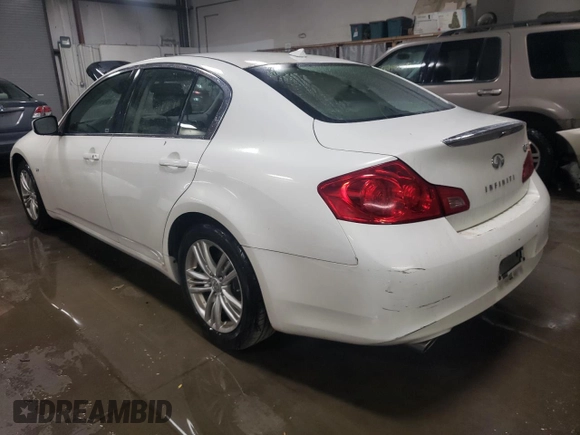 2015 Infiniti Q40 with VIN JN1CV6AP4FM580404, listed as a Copart auction lot 76910994 with 52,361 mi miles and Salvage Title. Bid and sale history available at carsss.com. Image 2.