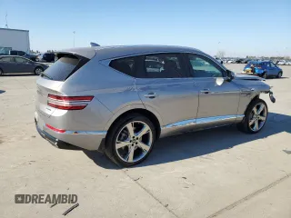2022 Genesis GV80 with VIN KMUHCESC3NU092295, listed as a Copart auction lot 42539085 with Not Provided miles and Salvage Title. Bid and sale history available at DreamBid. Image 3.