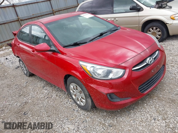 2015 Hyundai Accent GLS with VIN KMHCT4AE0FU915871, listed as a IAAI auction lot 41955604 with 110,822 mi miles and . Bid and sale history available at carsss.com. Image 1.
