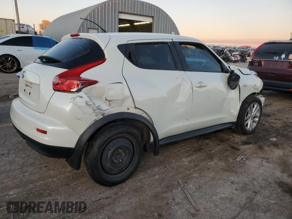 2011 Nissan Juke SL with VIN JN8AF5MR3BT006082, listed as a Copart auction lot 50681075 with Not Provided miles and Salvage Title. Bid and sale history available at DreamBid. Image 3.