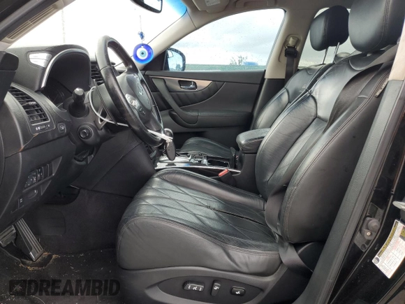 2009 Infiniti FX35 with VIN JNRAS18U39M104502, listed as a Copart auction lot 77545084 with 103,278 mi miles and Salvage Title. Bid and sale history available at carsss.com. Image 7.