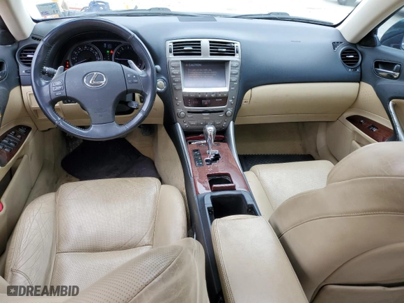 2007 Lexus IS 250 with VIN JTHBK262972039609, listed as a Copart auction lot 51264445 with 71,913 mi miles and Salvage Title. Bid and sale history available at carsss.com. Image 8.
