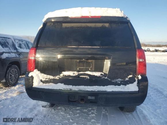 2017 Chevrolet Tahoe Commercial with VIN 1GNSKFEC2HR317236, listed as a Copart auction lot 88087055 with 0 mi miles and Clean Title. Bid and sale history available at carsss.com. Image 6.