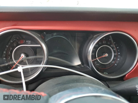 2022 Jeep Wrangler Unlimited Rubicon with VIN 1C4HJXFN2NW211037, listed as a Copart auction lot 49897115 with 21,878 mi miles and Salvage title. Bid and sale history available at DreamBid. Image 9.