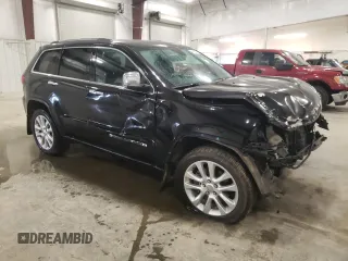 2017 Jeep Grand Cherokee Limited with VIN 1C4RJFBT9HC781741, listed as a Copart auction lot 41492185 with 87,713 mi miles and Salvage title. Bid and sale history available at DreamBid. Image 4.