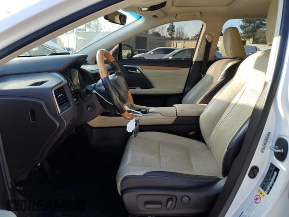 2018 Lexus RX with VIN JTJGZKCA7J2004019, listed as a Copart auction lot 89269035 with 123,825 mi miles and Salvage Title. Bid and sale history available at carsss.com. Image 7.
