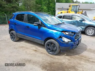 2021 Ford EcoSport SES z VIN MAJ6S3JL8MC435874, wystawiony jako IAAI lot #42212149 z przebiegiem 67 635 mil mil oraz . Historia ofert i sprzedaży dostępna na DreamBid. Obrazek 1.