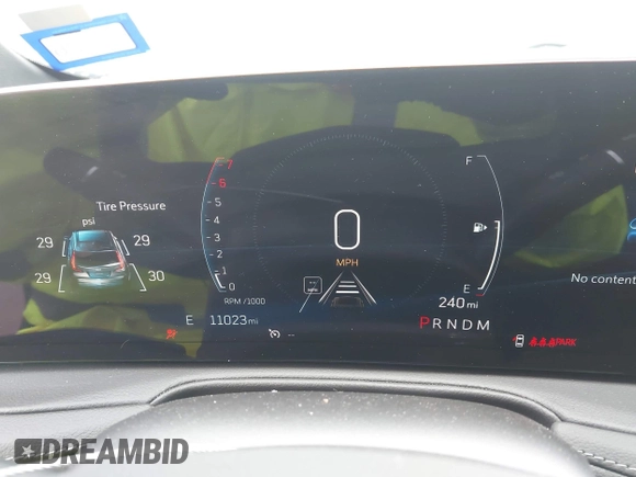 2025 Cadillac XT4 FWD Premium Luxury с VIN 1GYFZCR44SF122443, выставлен на аукционе IAAI как лот 42414279 с пробегом 11 023 миль миль и . История ставок и продаж доступна на DreamBid. Изображение 7.