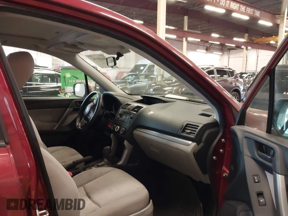 2014 Subaru Forester Premium z VIN JF2SJAEC1EH555726, wystawiony jako IAAI lot #41680381 z przebiegiem 85 528 mil mil oraz . Historia ofert i sprzedaży dostępna na DreamBid. Obrazek 5.