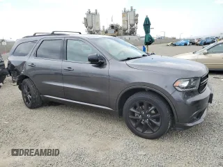 2017 Dodge Durango GT with VIN 1C4RDJDG3HC611708, listed as a Copart auction lot 52924655 with 104,302 mi miles and Salvage Title. Bid and sale history available at carsss.com. Image 4.