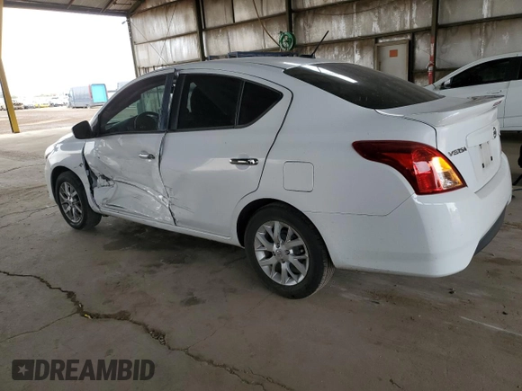 2018 Nissan Versa Sedan SV with VIN 3N1CN7AP2JL851436, listed as a Copart auction lot 45165175 with 99,746 mi miles and Salvage Title. Bid and sale history available at carsss.com. Image 2.