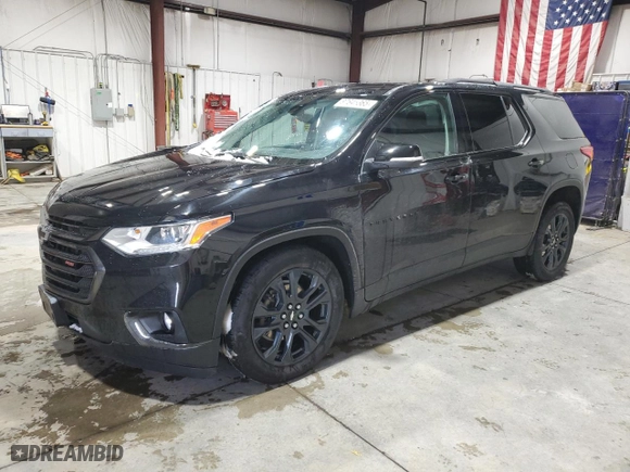 2021 Chevrolet Traverse RS with VIN 1GNEVJKW0MJ217893, listed as a Copart auction lot 87645365 with 38,121 mi miles and Salvage Title. Bid and sale history available at carsss.com. Image 1.