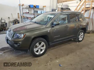 2015 Jeep Compass Latitude with VIN 1C4NJDEB0FD244544, listed as a Copart auction lot 50378665 with 72,924 mi miles and Salvage Title. Bid and sale history available at carsss.com. Image 1.