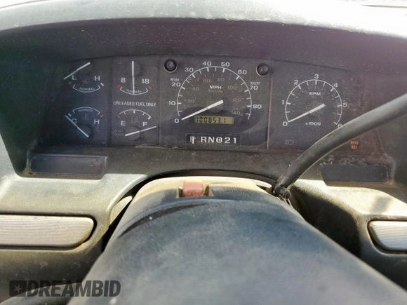 1992 Ford F-150 with VIN 1FTDF15N1NKB23862, listed as a Copart auction lot 65095475 with 100,853 mi miles and Clean title. Bid and sale history available at DreamBid. Image 9.