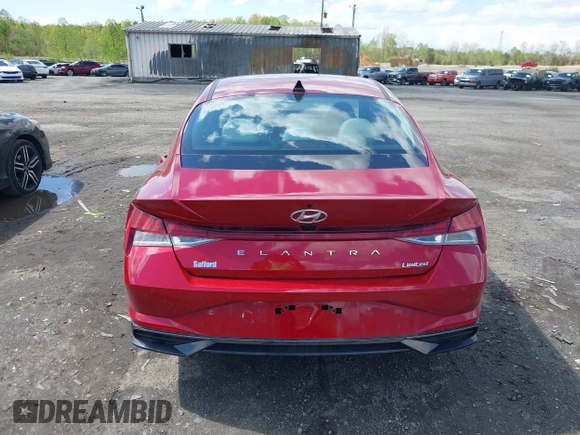 2023 Hyundai Elantra Limited z VIN KMHLP4AG8PU504791, wystawiony jako IAAI lot #42016405 z przebiegiem 22 916 mil mil oraz . Historia ofert i sprzedaży dostępna na DreamBid. Obrazek 17.