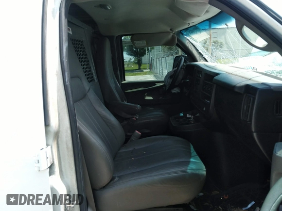 2011 Chevrolet Express Cargo with VIN 1GCWGFBA7B1100172, listed as a IAAI auction lot 36996821 with Not provided miles and . Bid and sale history available at DreamBid. Image 5.