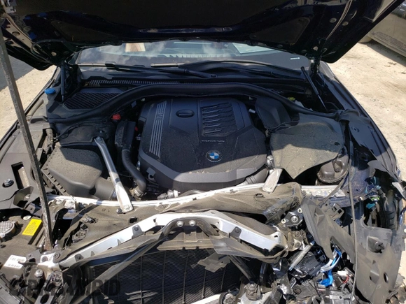 2022 BMW 8 Series 840i with VIN WBADZ2C09NCJ99129, listed as a Copart auction lot 58639014 with 26,194 mi miles and Salvage Title. Bid and sale history available at carsss.com. Image 12.