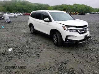 2019 Honda Pilot EX-L with VIN 5FNYF6H5XKB050512, listed as a Copart auction lot 57701295 with 49,031 mi miles and Salvage title. Bid and sale history available at DreamBid. Image 14.
