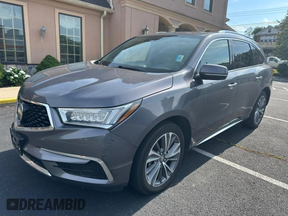 2018 Acura MDX Technology with VIN 5J8YD4H53JL020565, listed as a Copart auction lot 64906135 with 205,899 mi miles and Clean title. Bid and sale history available at DreamBid. Image 1.