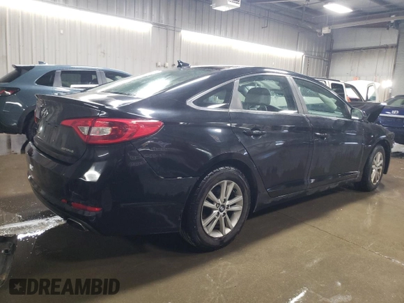 2016 Hyundai Sonata SE with VIN 5NPE24AF0GH288139, listed as a Copart auction lot 50366865 with Not Provided miles and Salvage Title. Bid and sale history available at DreamBid. Image 3.