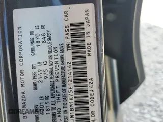 2014 Mazda 3 i Sport with VIN JM1BM1K75E1214142, listed as a Copart auction lot 44935245 with 130,457 mi miles and Non Repairable. Bid and sale history available at DreamBid. Image 12.