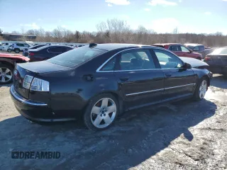 2004 Audi A8 L with VIN WAUML44E64N010995, listed as a Copart auction lot 44119705 with Not Provided miles and Clean Title. Bid and sale history available at carsss.com. Image 3.