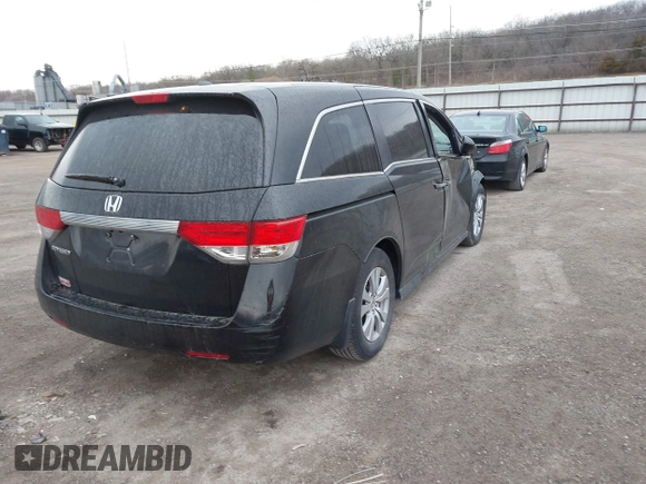2017 Honda Odyssey EX-L with VIN 5FNRL5H68HB026010, listed as a IAAI auction lot 41884999 with 138,943 mi miles and . Bid and sale history available at DreamBid. Image 4.