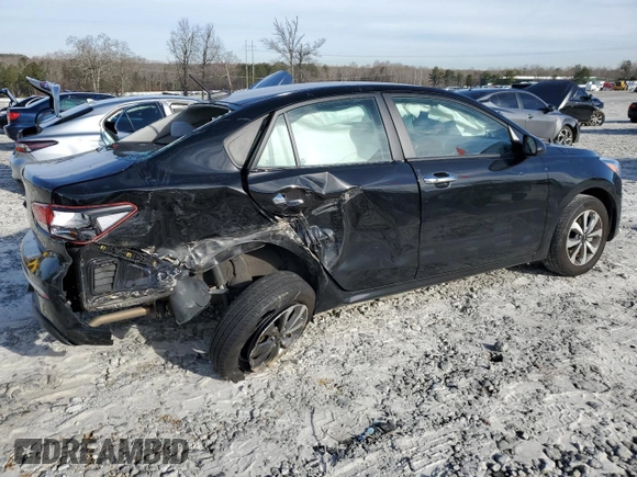 2023 Kia Rio LX with VIN 3KPA24AD1PE590234, listed as a Copart auction lot 45710935 with 42,405 mi miles and Salvage Title. Bid and sale history available at DreamBid. Image 3.