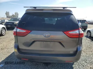 2017 Toyota Sienna LE with VIN 5TDJZ3DC0HS162025, listed as a Copart auction lot 47014305 with 192,528 mi miles and Salvage Title. Bid and sale history available at carsss.com. Image 6.