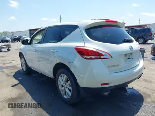 2014 Nissan Murano SV with VIN JN8AZ1MU3EW408031, listed as a IAAI auction lot 42060701 with 160,485 mi miles and . Bid and sale history available at carsss.com. Image 3.