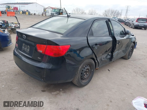 2011 Kia Forte EX with VIN KNAFU4A20B5431981, listed as a IAAI auction lot 41230777 with 143,219 mi miles. Bid and sale history available at carsss.com. Image 4.