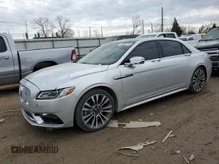 2017 Lincoln Continental Reserve with VIN 1LN6L9RP4H5603579, listed as a Copart auction lot 50582795 with 95,236 mi miles and Clean Title. Bid and sale history available at carsss.com. Image 1.