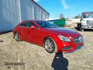 2016 Mercedes-Benz CLS with VIN WDDLJ6FB2GA160705, listed as a IAAI auction lot 41469368 with 134,296 mi miles. Bid and sale history available at carsss.com. Image 1.