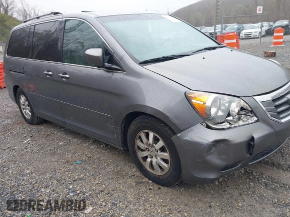 2009 Honda Odyssey EX-L with VIN 5FNRL38709B413309, listed as a IAAI auction lot 41923350 with 252,482 mi miles. Bid and sale history available at carsss.com. Image 1.