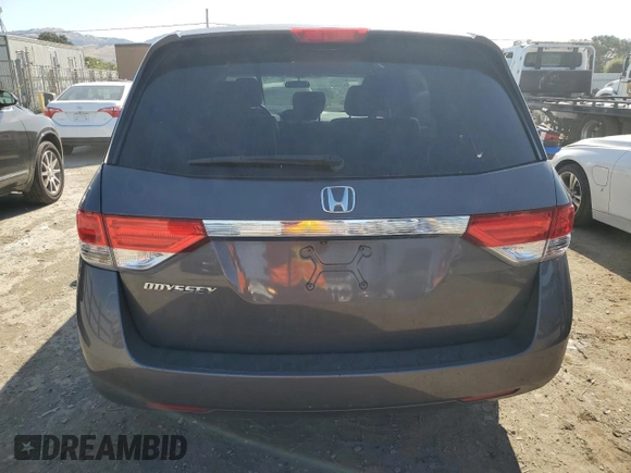 2015 Honda Odyssey EX z VIN 5FNRL5H42FB038651, wystawiony jako Copart lot #58861135 z przebiegiem 98 358 mil mil oraz Szkoda całkowita • Salvage title. Historia ofert i sprzedaży dostępna na DreamBid. Obrazek 6.