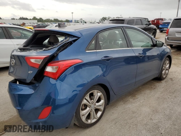 2014 Hyundai Elantra with VIN KMHD35LH6EU177865, listed as a Copart auction lot 56762623 with 67,343 mi miles and Salvage title. Bid and sale history available at DreamBid. Image 3.