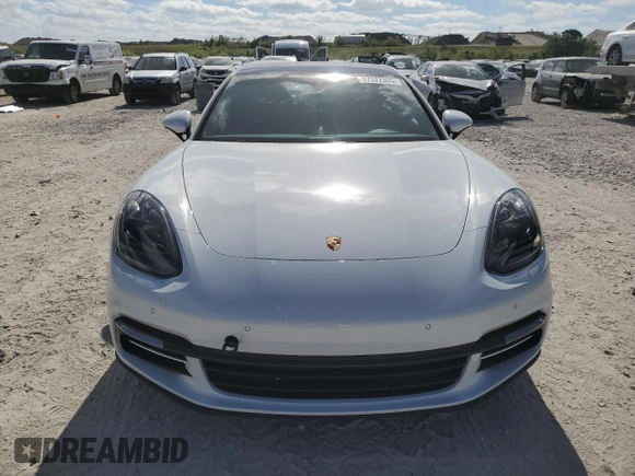 2018 Porsche Panamera 4S Executive with VIN WP0BB2A76JL165237, listed as a Copart auction lot 87572395 with 34,884 mi miles and Salvage Title. Bid and sale history available at DreamBid. Image 5.