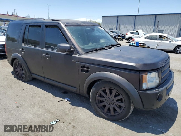 2008 Land Rover LR3 SE with VIN SALAE25428A465973, listed as a Copart auction lot 54921553 with 252,297 mi miles and Salvage title. Bid and sale history available at DreamBid. Image 4.